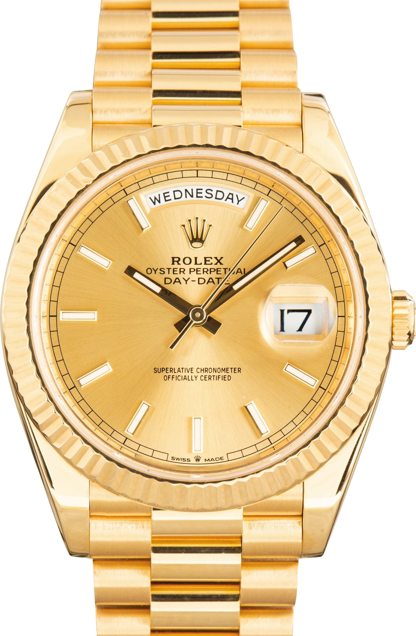 Rolex Day-Date 40 18k Yellow Gold 228238