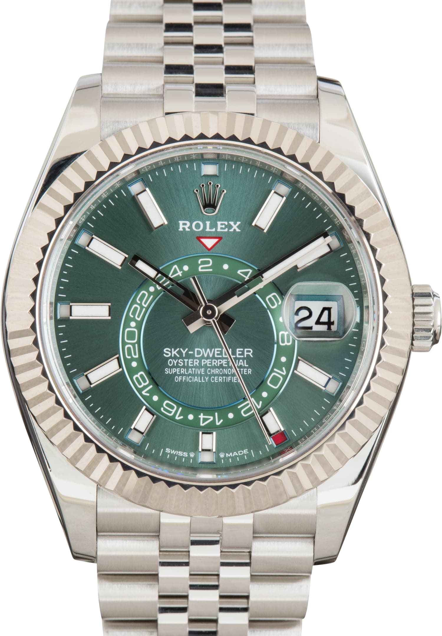 Rolex Sky-Dweller 42mm 336934 — Mint Green Dial