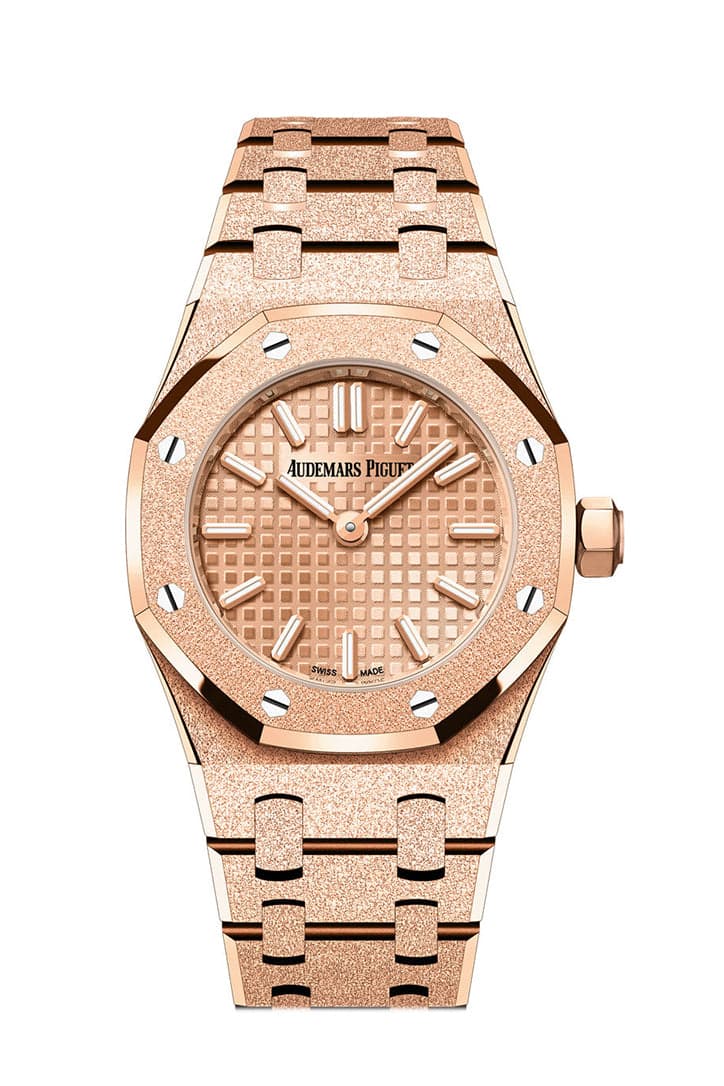 Audemars Piguet Royal Oak Mini Frosted Gold Quartz Pink Gold 67630OR.GG.1312OR.01, image 1 of 2
