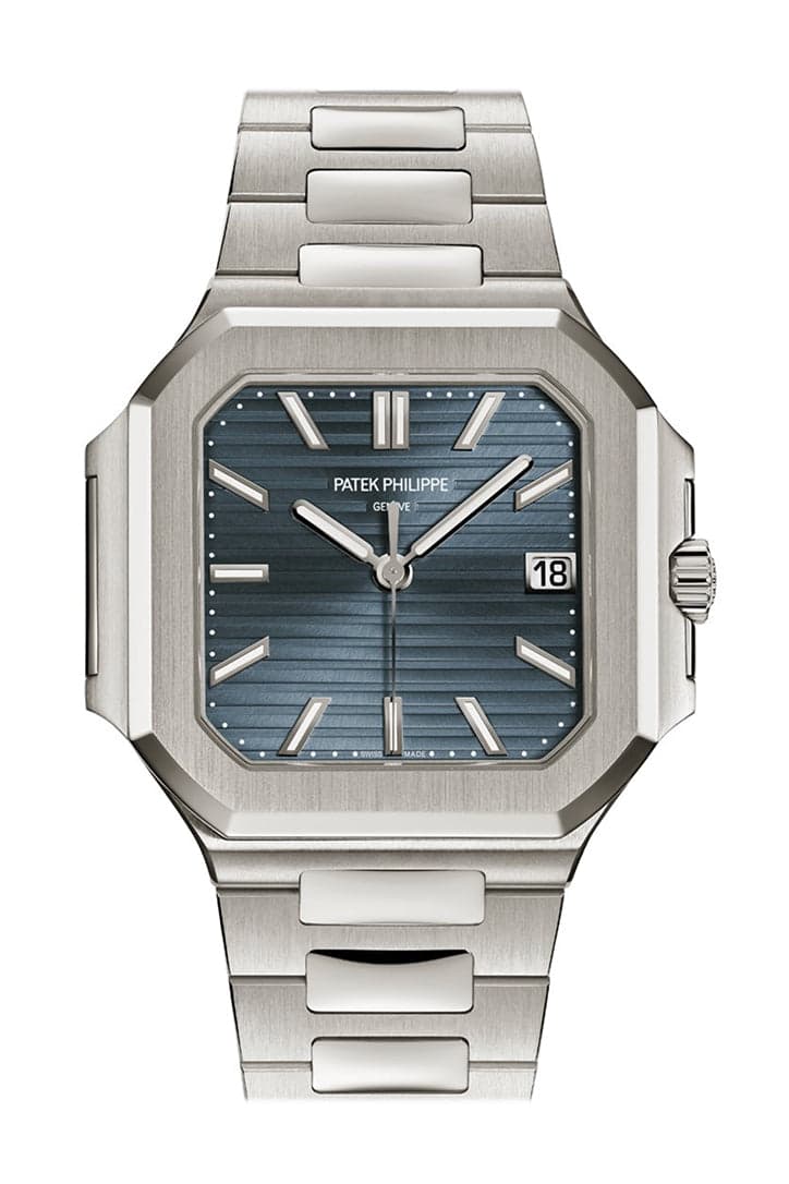 Patek Philippe Cubitus Gold Blue White Dial Watch 7128/1G-001, image 1 of 2