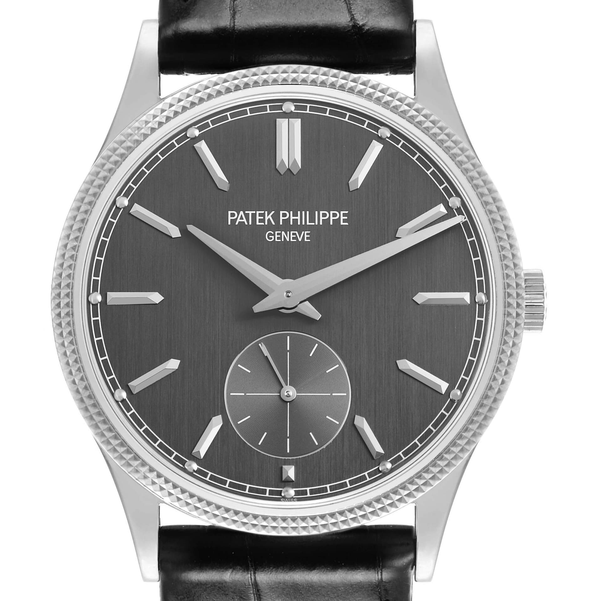Patek Philippe Calatrava White Gold Grey Dial 6119G
