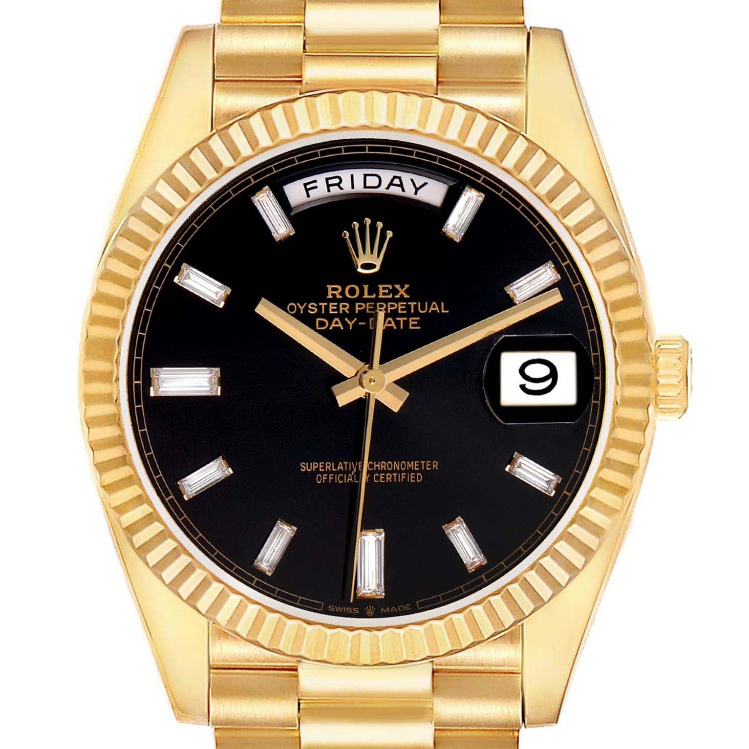Rolex President Day-Date 40 Yellow Gold Diamond 228238