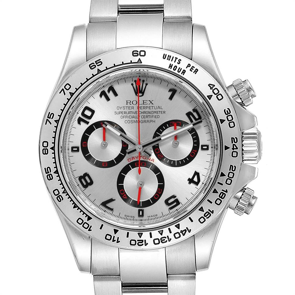 Rolex Daytona with silver dial and black sub-dials